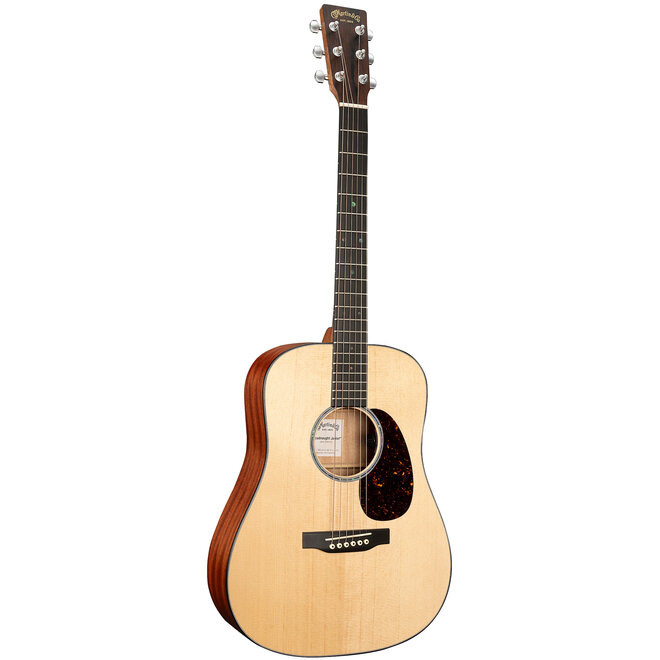 Martin D Jr E Dreadnought Jr. Acoustic-Electric Guitar, Solid Spruce/Solid Sapele, w/Gigbag