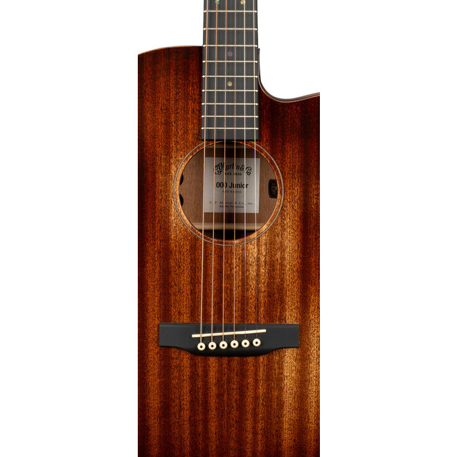 Martin 000C Jr E StreetMaster Auditorium Jr. Cutaway Acoustic-Electric Guitar, All Solid Sapele, w/Gigbag