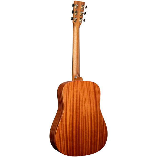 Martin D Jr E StreetLegend Dreadnought Jr. Acoustic-Electric Guitar, Solid Spruce/Solid Sapele, w/Gigbag