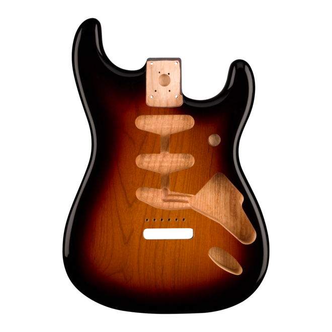 Fender Classic Series '60s Stratocaster SSS Body, Alder, Vintage Bridge Mount, 3-Color Sunburst