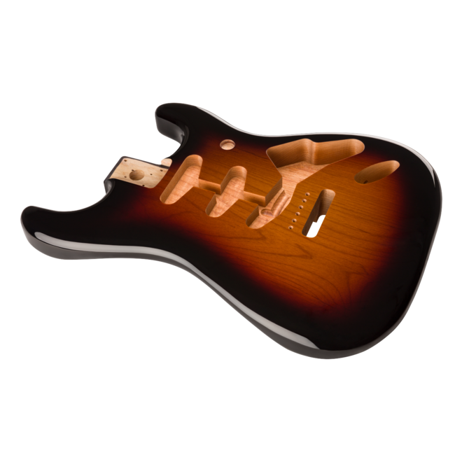 Fender Classic Series '60s Stratocaster SSS Body, Alder, Vintage Bridge Mount, 3-Color Sunburst