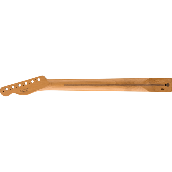 Fender Satin Roasted Maple Telecaster Neck, 22 Jumbo Frets, 12" Radius, Flat Oval Shape, Rosewood