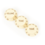 Fender Stratocaster Knobs, Aged White (3 Pack)