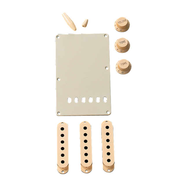 Fender Stratocaster Accessory Kit, Aged White