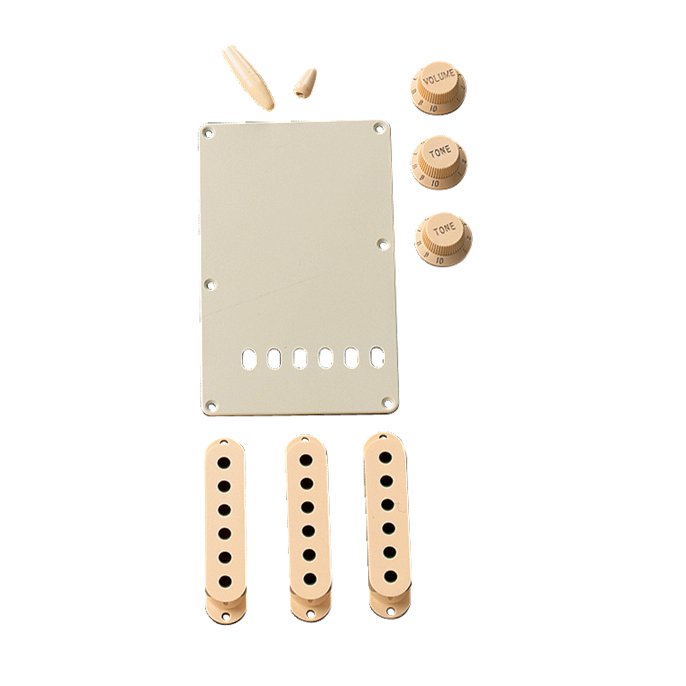 Fender Stratocaster Accessory Kit, Aged White