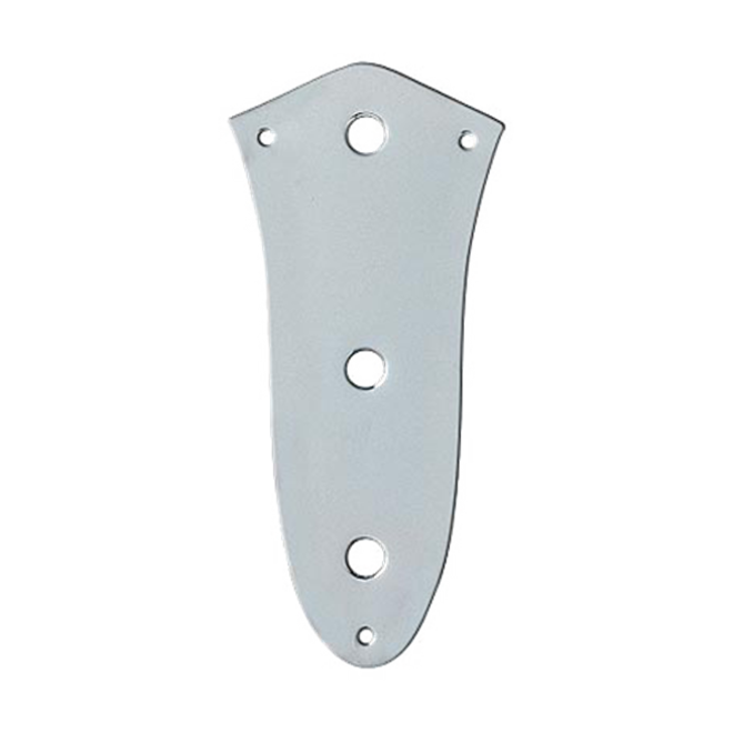 Fender American Vintage '62 Jazz Bass Control Plate, 3-Hole, Chrome