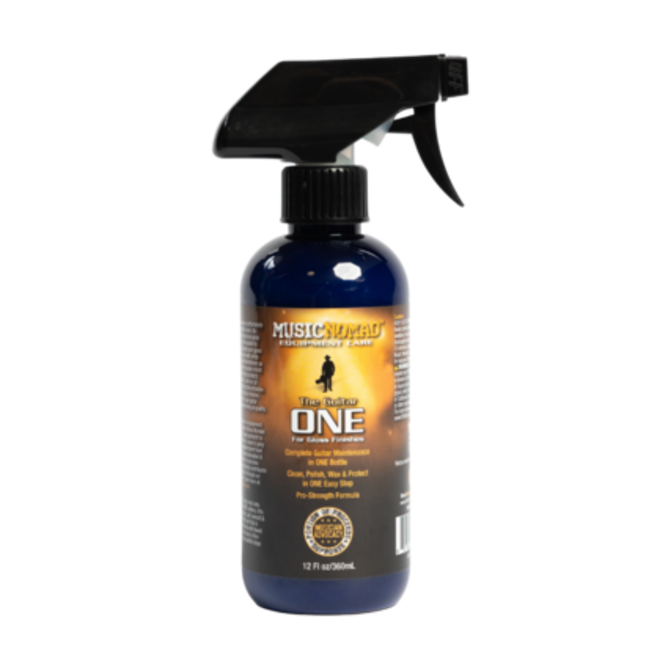 MusicNomad All-in-One Guitar Cleaner/Polish/Wax, Tech Size