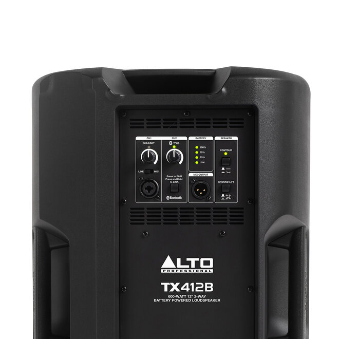Alto TX412B 600W 12” Battery-Powered Loudspeaker w/Bluetooth