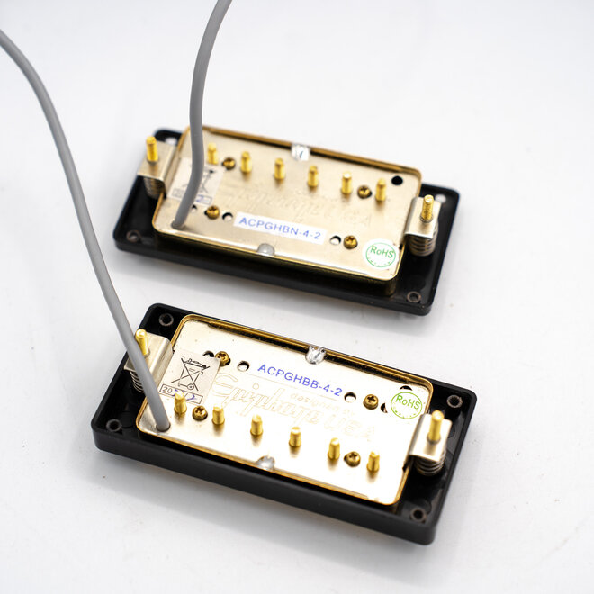 Epiphone Gold Humbucker Pickup Set, ACPGHBN-4-2, ACPGHBB-4-2