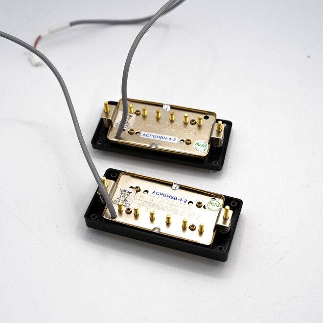 Epiphone Gold Humbucker Pickup Set, ACPGHBN-4-2, ACPGHBB-4-2