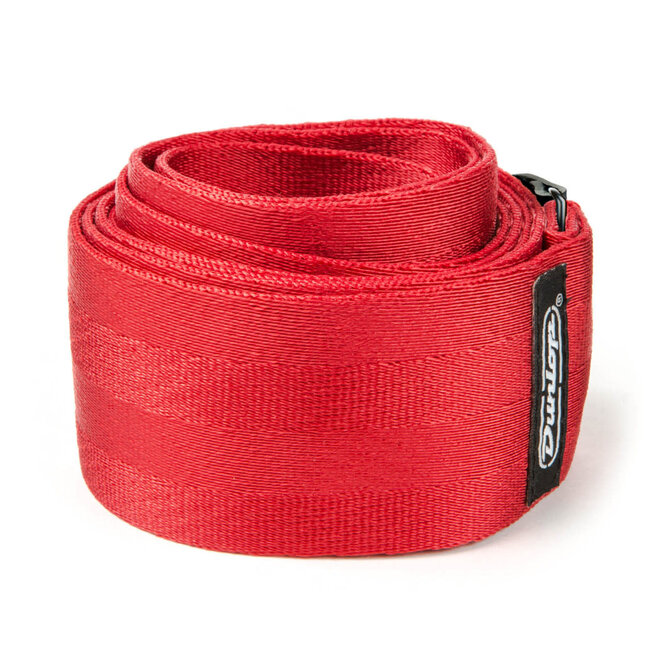Dunlop Deluxe Seatbelt Guitar Strap, Red