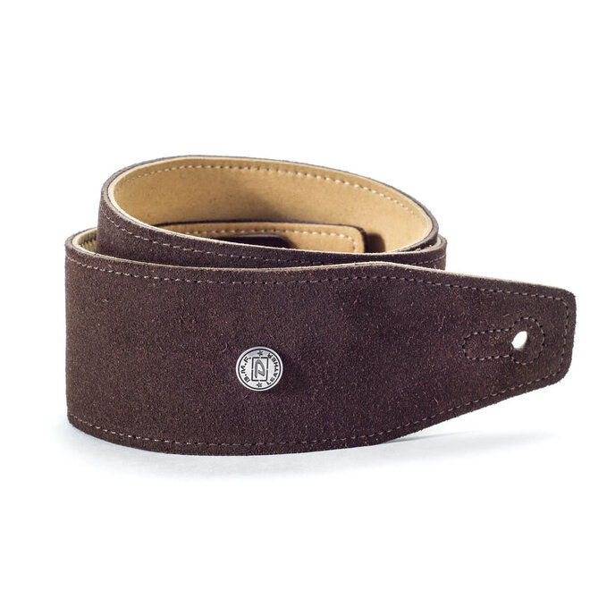 Jim Dunlop BMF Suede Guitar Strap, Mahogany