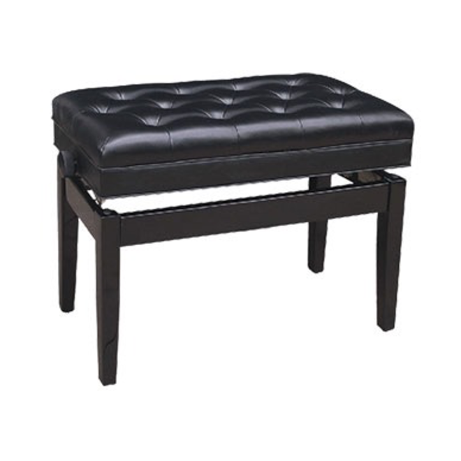 Profile PPB-305C Adjustable Piano Bench w/Compartment, Black