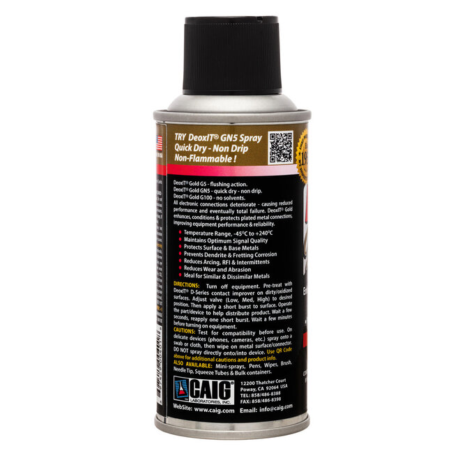 CAIG DeoxIT GOLD G5 Contact Enhancer