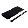 Hosa WTI-508 Velcro Hook & Loop Cable Ties, Black (50 Pack)