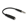 Hosa MHE-158 Headphone Adaptor, 3.5mm TRRS Female to Slim 3.5mm TRRS Male
