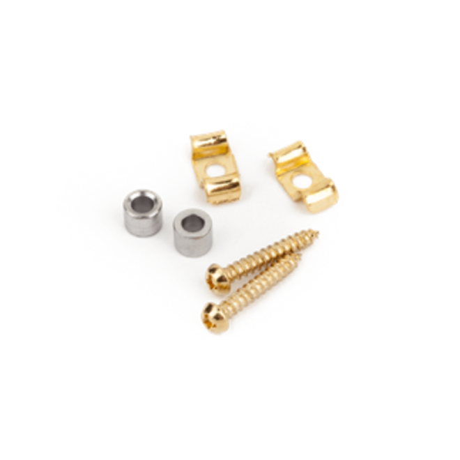 Fender Vintage-Style Stratocaster String Guides, Gold (2 Pack)