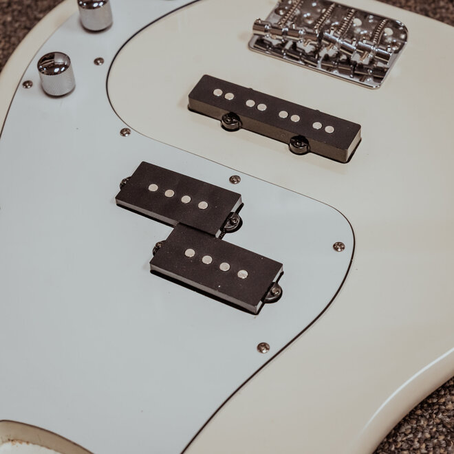 Squier Standard Precision PJ Bass Guitar Loaded Body, White