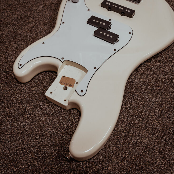 Squier Standard Precision PJ Bass Guitar Loaded Body, White