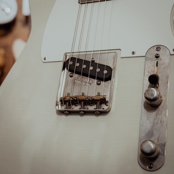 Lewis Parker Guitar Co. Signature 'T' Electric Guitar, Roasted Maple Neck, Strawberry Blonde Light Relic, w/Hardcase