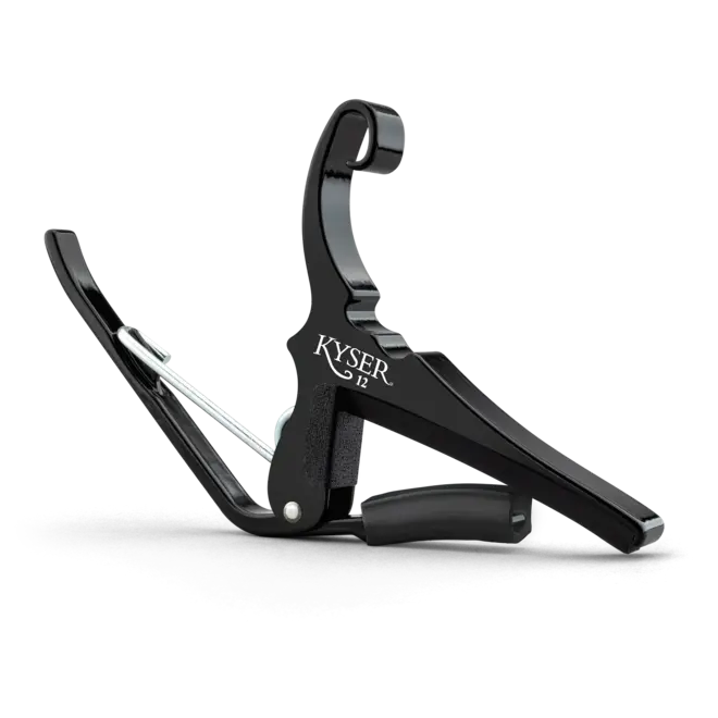 Kyser Quick-Change 12-String Acoustic Guitar Capo, Black