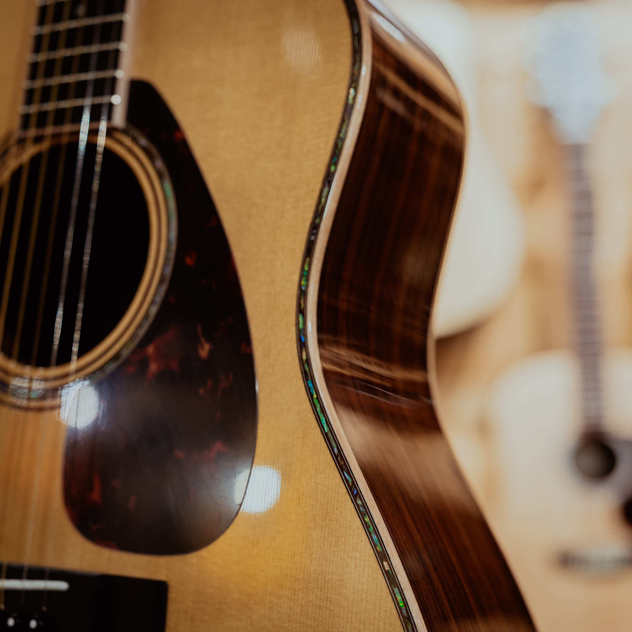 Yamaha LL36 ARE II Dreadnought Acoustic Guitar - Janzen
