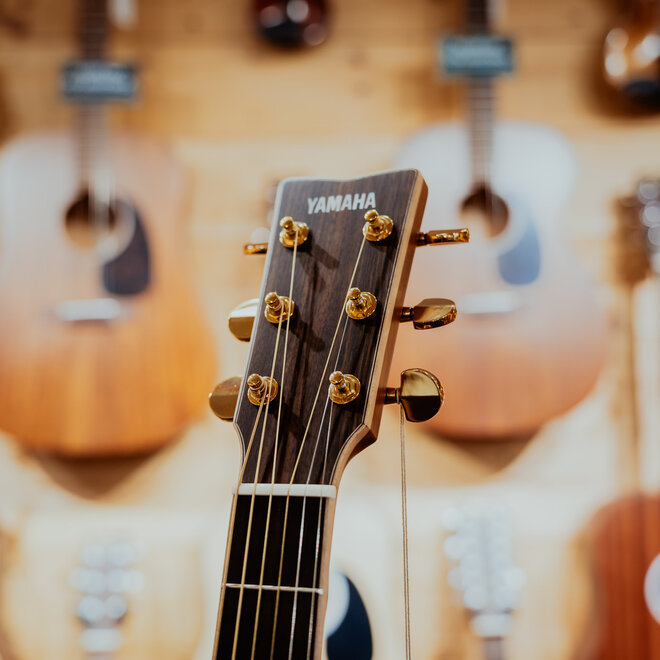 Yamaha LL36 ARE II Dreadnought Acoustic Guitar, Solid Engelmann Spruce/Solid Indian Rosewood, w/Hardshell Case