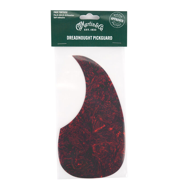 Martin Dreadnought Pickguard, Faux Tortoise