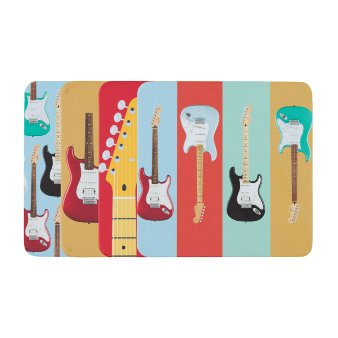 Fender Stratocaster Modern Design Coaster Set