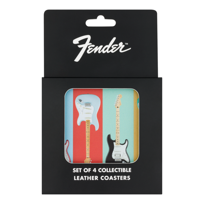 Fender Stratocaster Modern Design Coaster Set