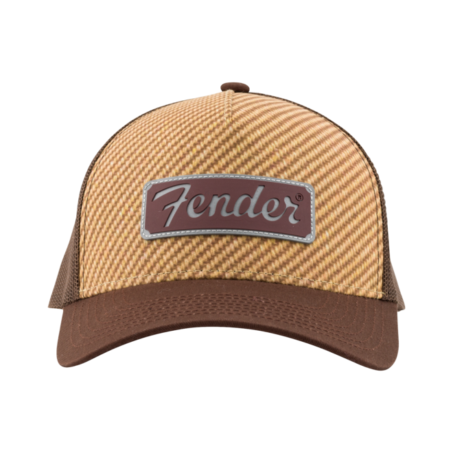 Fender Tweed Snap Back Hat, Brown