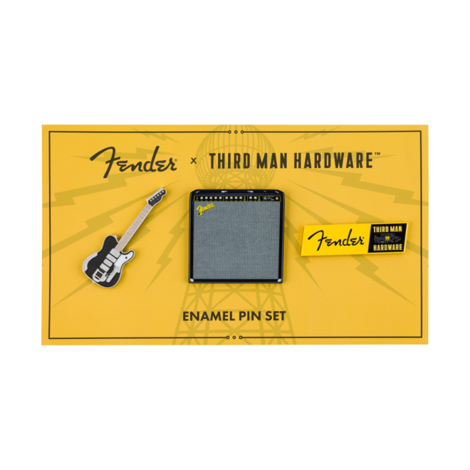 Fender x Third Man Hardware Lapel Pin Set