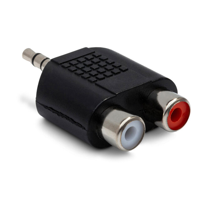 Hosa GRM-193 Dual RCA Female to 3.5mm TRS Male Adaptor