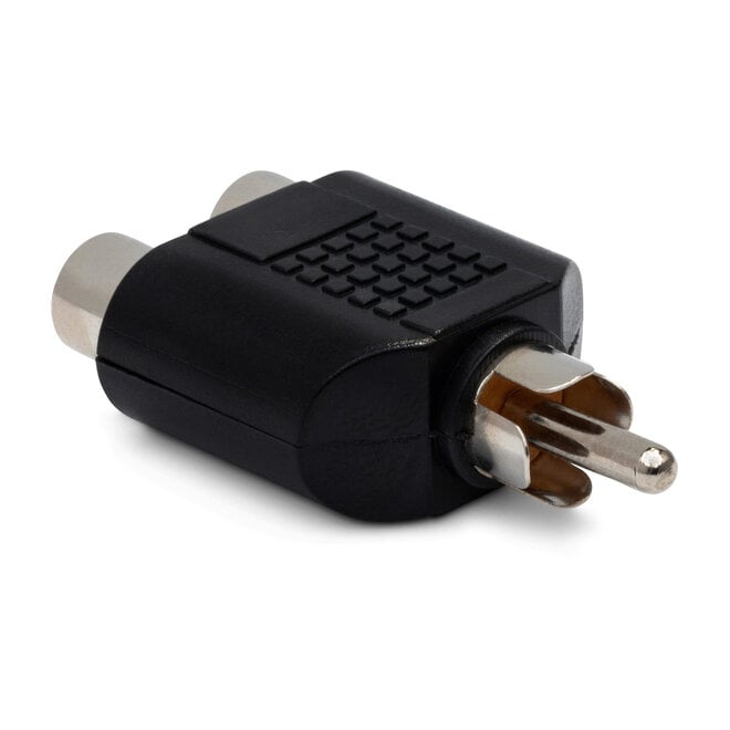 Hosa GRF-398 Dual RCA Female to Single RCA Male Adaptor