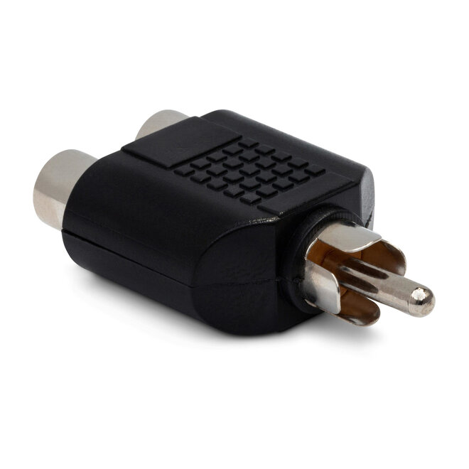 Hosa GRF-398 Dual RCA Female to Single RCA Male Adaptor