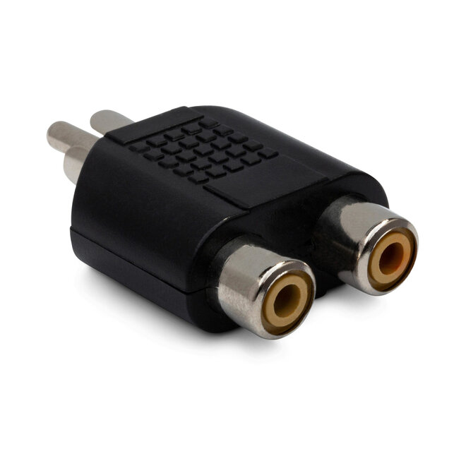 Hosa GRF-398 Dual RCA Female to Single RCA Male Adaptor