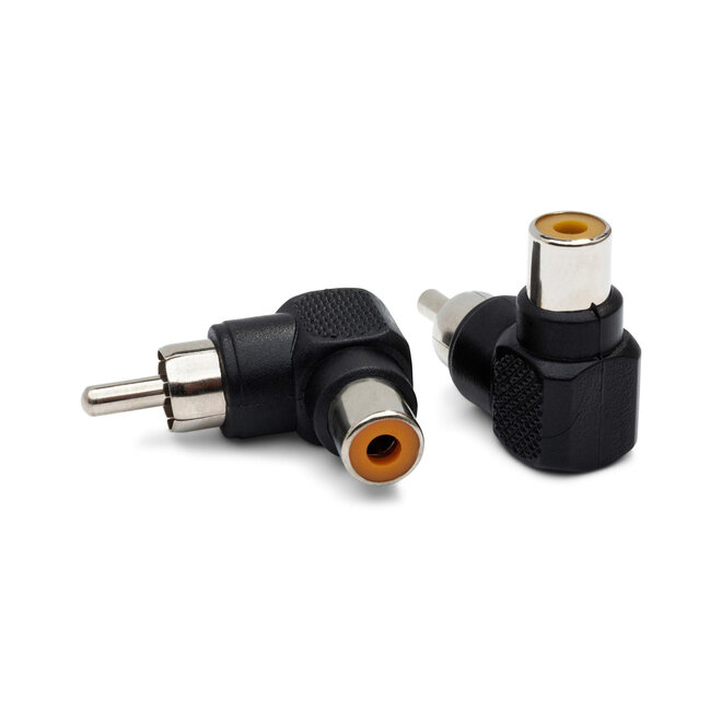 Hosa GRA-259 RCA Female to Male Right-Angle Adaptor (2 Pack)