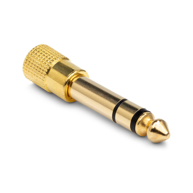 Hosa GHP-105 3.5mm TRS Female to 1/4" TRS Male Headphone Adaptor