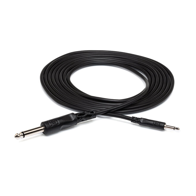 Hosa CMP-303 Mono Interconnect Cable, 1/4" TS to 3.5mm TS, 3'