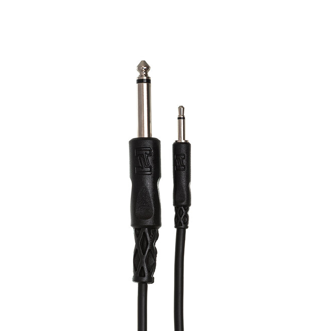Hosa CMP-303 Mono Interconnect Cable, 1/4" TS to 3.5mm TS, 3'