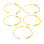 Hosa CMM-545Y Hopscotch Patch Cables, Yellow, 1.5' (5 Pack)