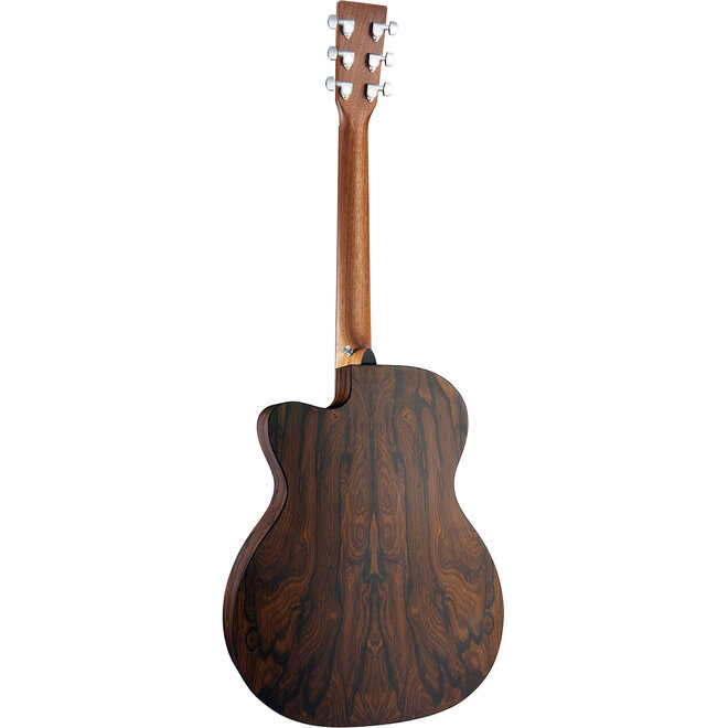 Martin OMC-X2E Ziricote Special Acoustic-Electric Guitar, Solid Sapele/Ziricote HPL, w/Gigbag