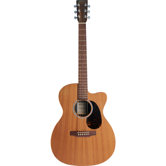 Martin OMC-X2E Ziricote Special Acoustic-Electric Guitar, Solid Sapele/Ziricote HPL, w/Gigbag