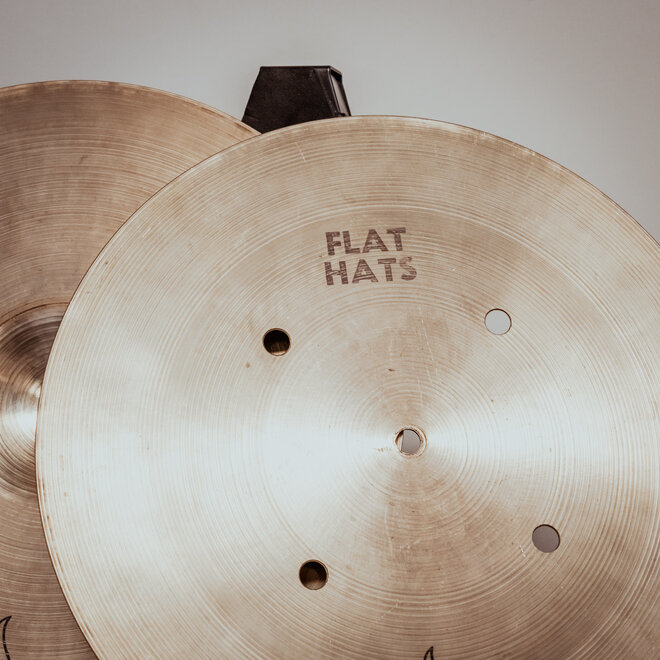 Zildjian 1980 Flat Hat Quick Beat Hi-Hat, 14" (1078g/1461g)