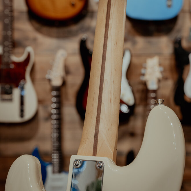 Fender JB Custom Precision Bass, Maple Fingerboard, Arctic White