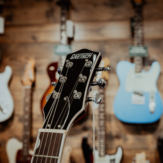 Gretsch G5230T Electromatic Sparkle Jet FT Single-Cut Electric Guitar, w/Bigsby, Laurel Fingerboard, Gold Sparkle