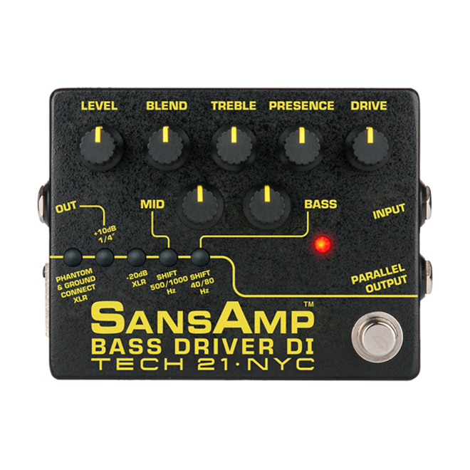 Tech 21 SansAmp Bass Driver DI Pedal, V2