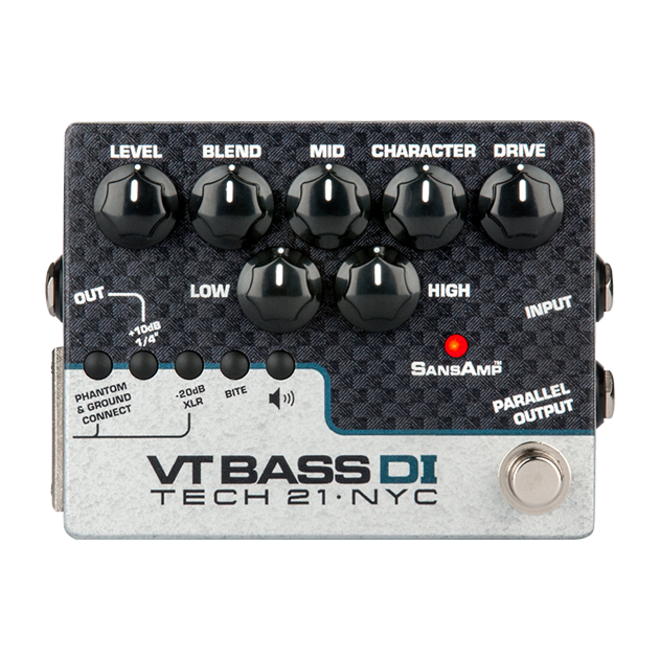 Tech 21 SansAmp VT Bass DI Pedal - Janzen Brothers Music Company