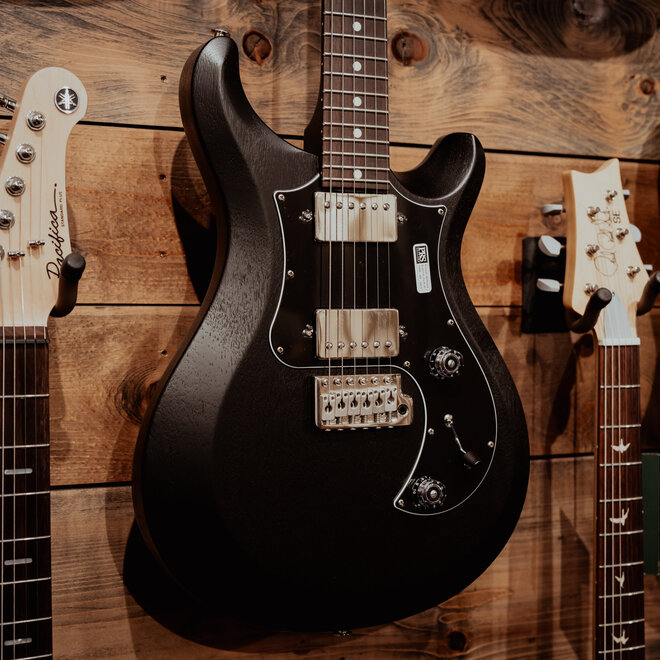 PRS S2 Standard 24 Satin Electric Guitar, Charcoal w/Gigbag