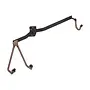 String Swing 1 Piece Horizontal Guitar Holder (Low Profile, Flat Wall, Narrow Body)